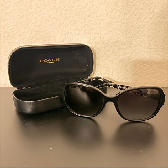 Coach Black Sunglasses with Case